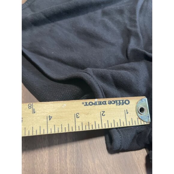 PrettyLittleThing Black Branded High Waist Runner Shorts Womens Size Medium - Picture 9 of 9